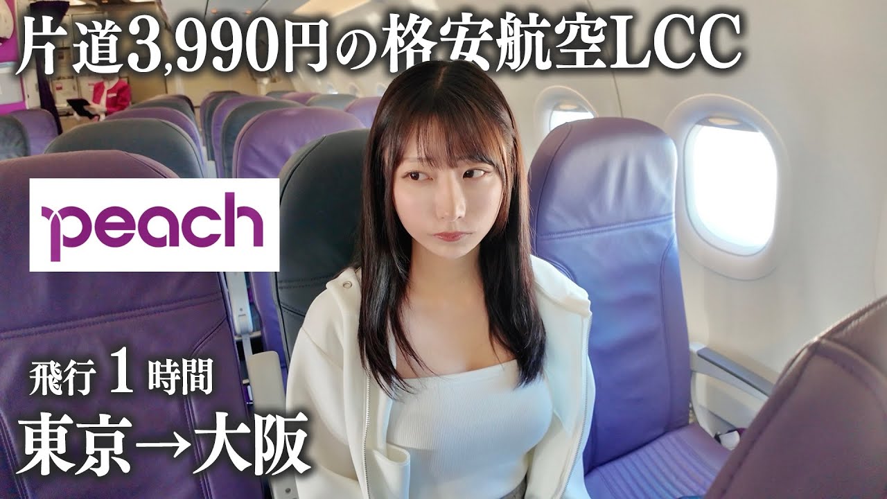 【東京→大阪】片道3,990円の格安航空LCCに初めて塔乗、これはさすがに…