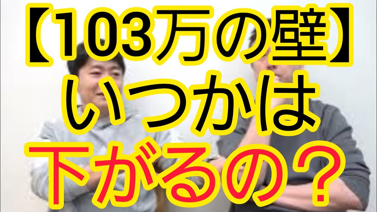 【103万の壁】いつかは下がるの？