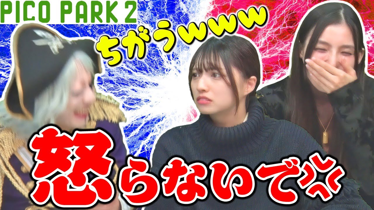 怒らないで！ 邪魔ですよ？ ケンカの果てに全クリアなるか？？【PICO PARK 2 #8】