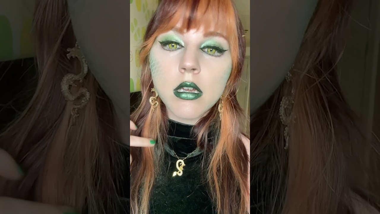 Year of the Snake makeup transition🐍　#makeup