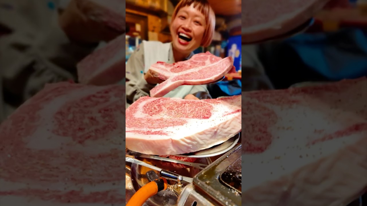 激ウマ肉食べに行ったらバットでご飯が出てきた話【大食い】【焼肉商事】 #shorts