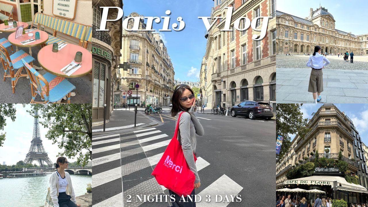 【vlog】パリ旅行🇫🇷行ってみたかったカフェ/ショッピング/美術館