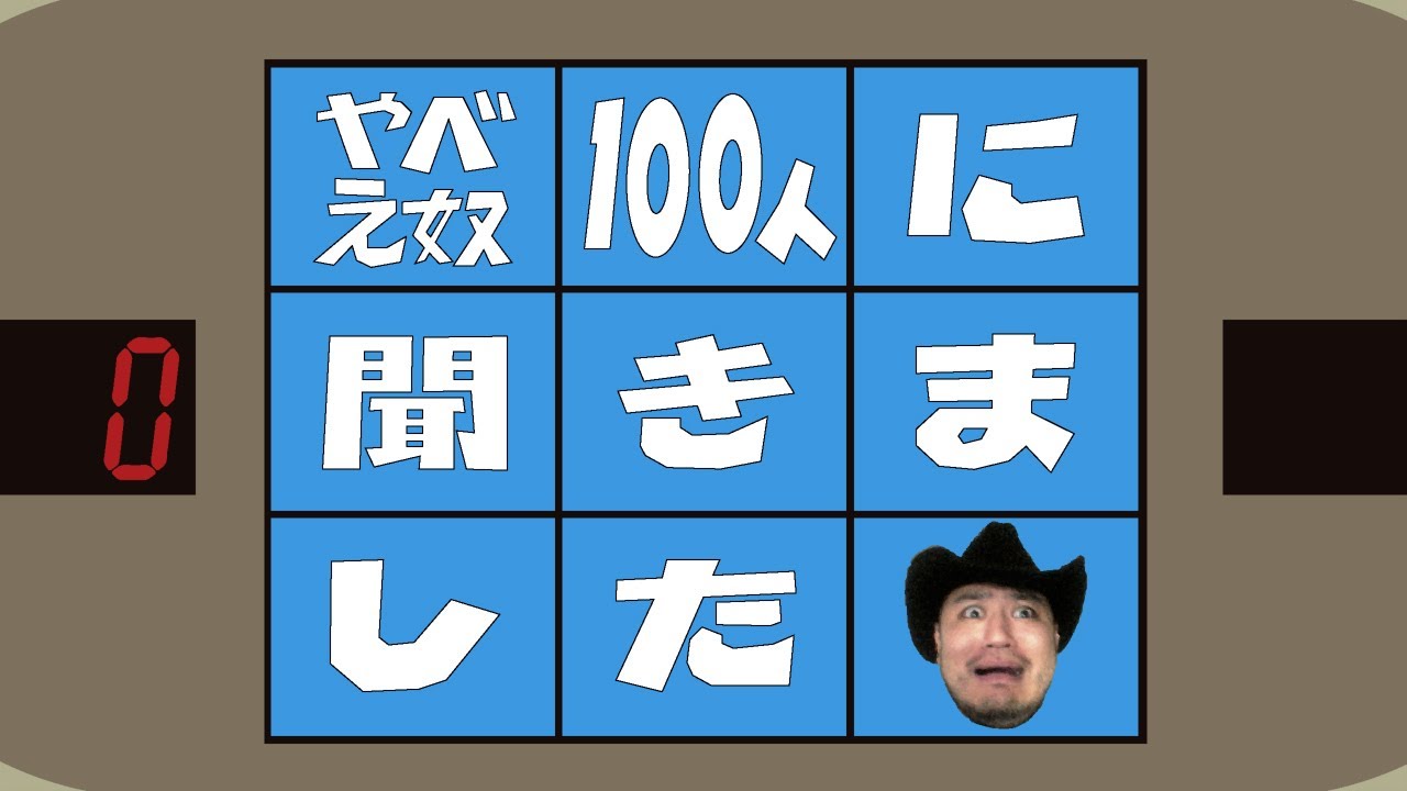 ハリウッドザコシショウのシン・クイズやべえ奴100人に聞きました【第二話】【修羅場】【リメイク】