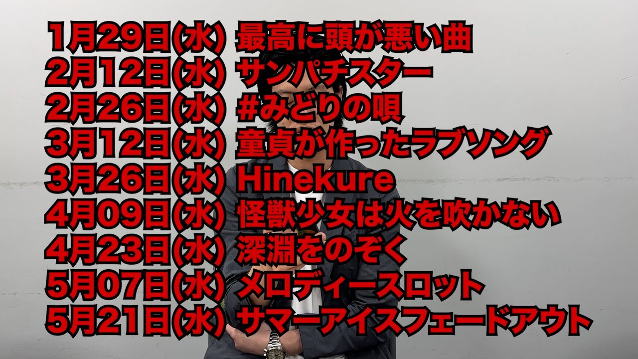 ♪隔週でボカロのセルフカバーをリリースします