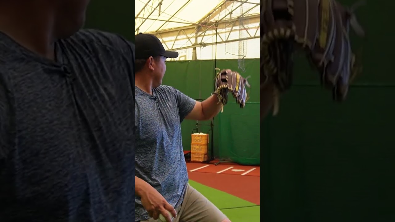 【迫力】松坂大輔の球を保守目線で撮影してみた #shorts