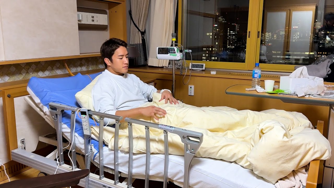 入院してる海の元へみんなでお見舞いに行った。