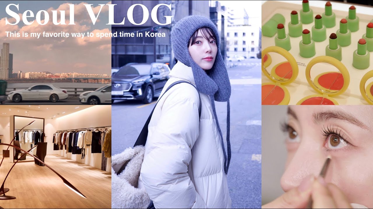【韓国Vlog】現地のプロに学ぶ韓国最新トレンド旅🇰🇷カフェ巡り/洋服爆買い/アイドルメイク/日本未上陸コスメ/爆食