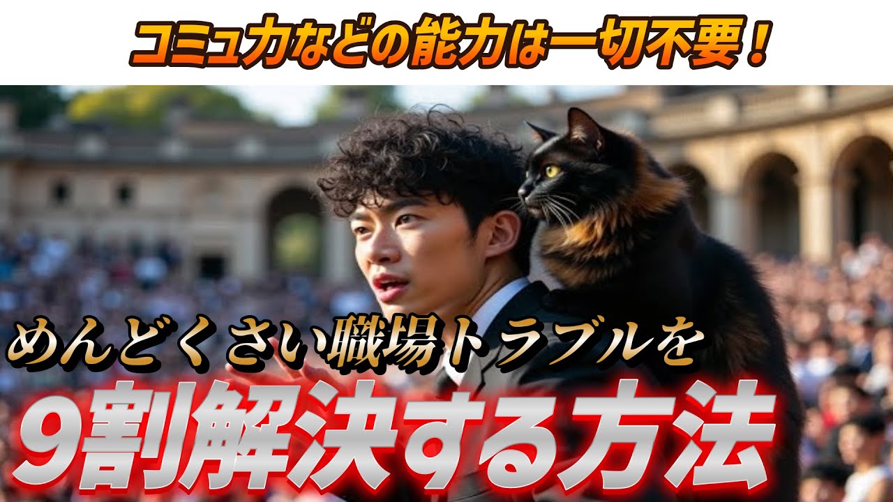 コミュ力いらずで【職場のトラブルを9割解決する方法】