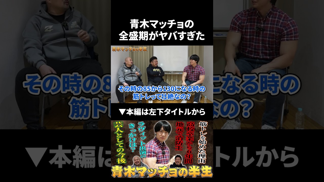 青木マッチョの筋トレ全盛期がヤバすぎた…#青木マッチョ #ラヴィット #鬼越トマホーク