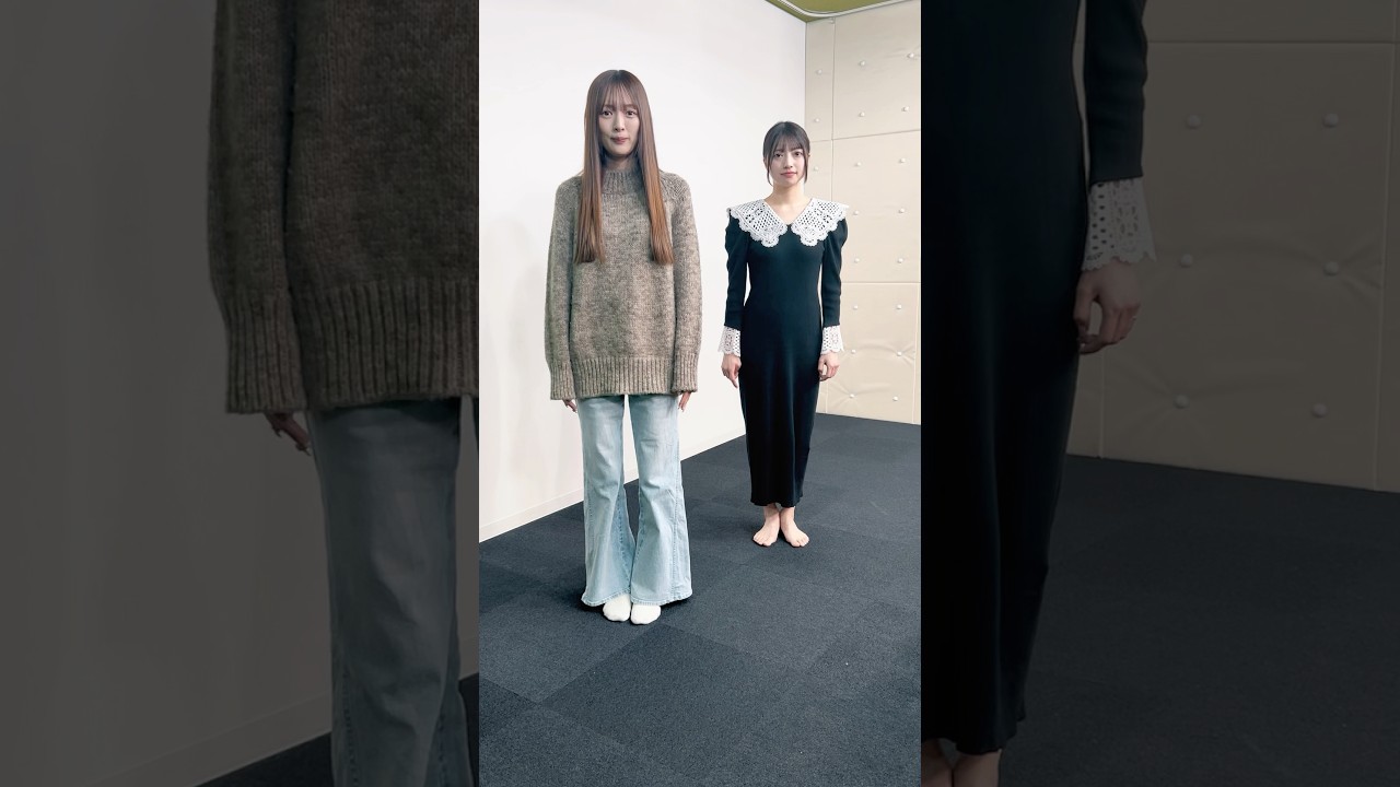 ゴー☆ジャス動画内姉妹コンビの可愛い戯れ👭miomao 🐈🐈‍⬛lalala🤝#shortsdance #shorts