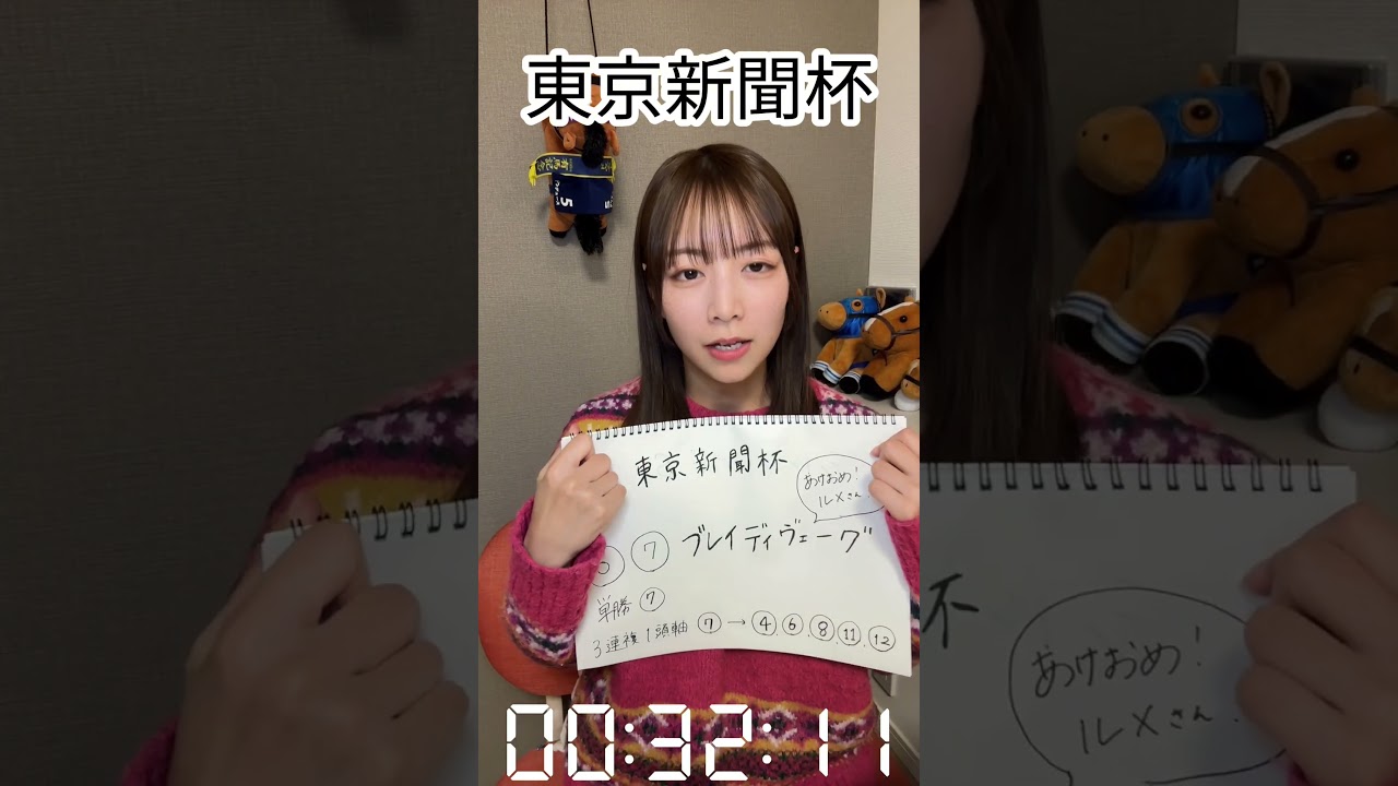 北野日奈子の重賞レース1分間予想🐎#北野日奈子　#競馬　#東京新聞杯　#きさらぎ賞