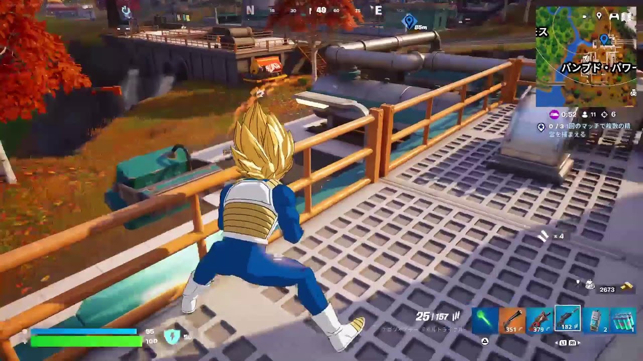 ベジータ様のFortnite修行！