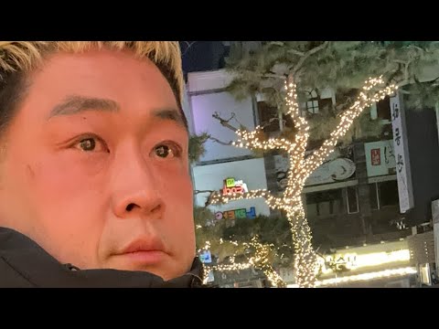 夜の韓国明洞街ブラ生配信‼️