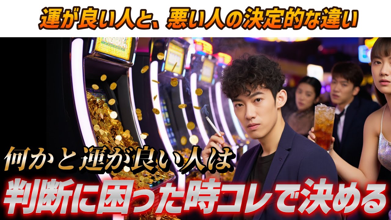 無意識にやってる人は運が良い証拠【運が良い人と、悪い人の決定的な違いTOP3】