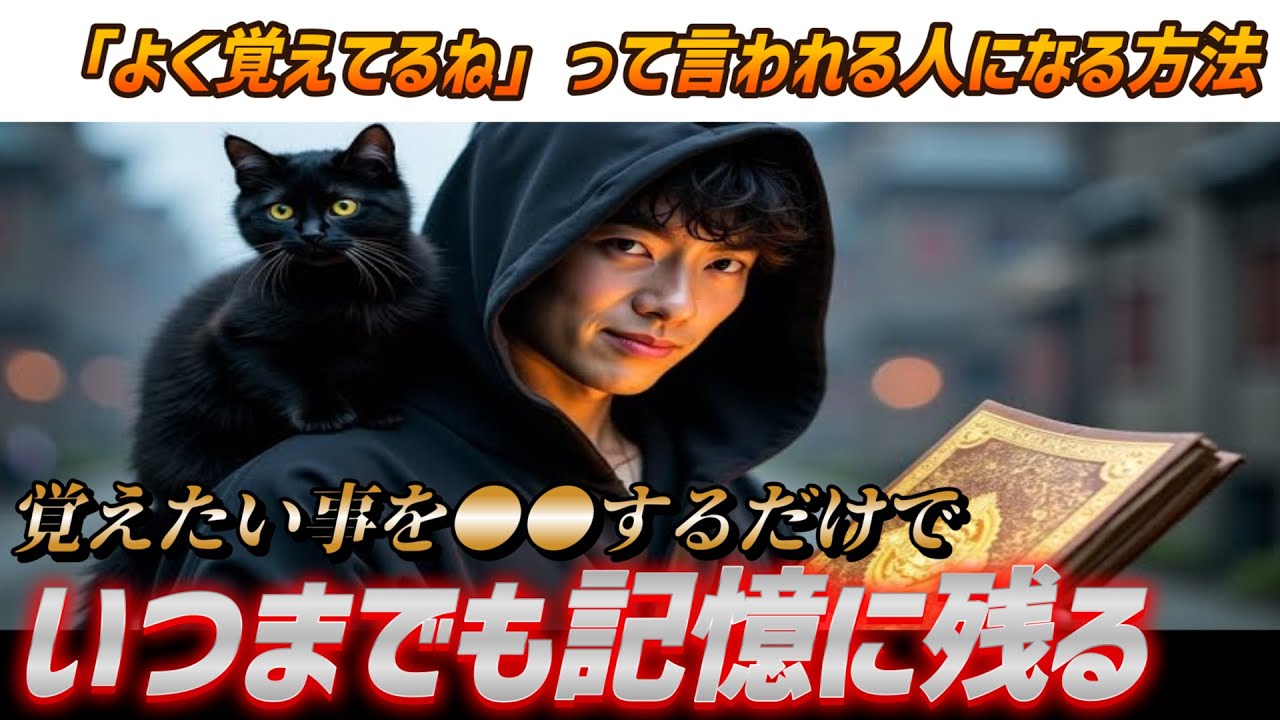 頭の中の引き出しの数がレベチになる【10分で記憶力を爆上げするトレーニング】