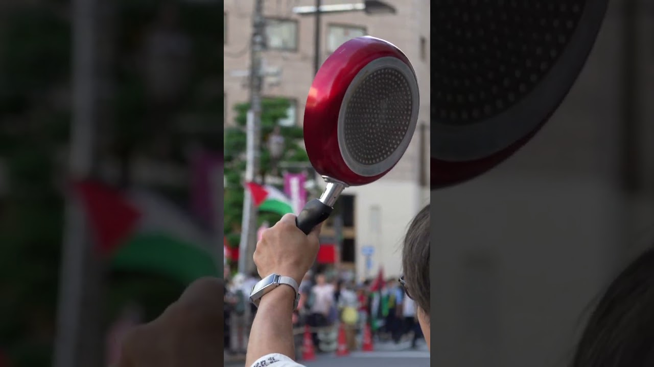 ガザ地区で飢餓による死者数162人。イスラエル大使館前「食糧入れろ」市民が抗議。