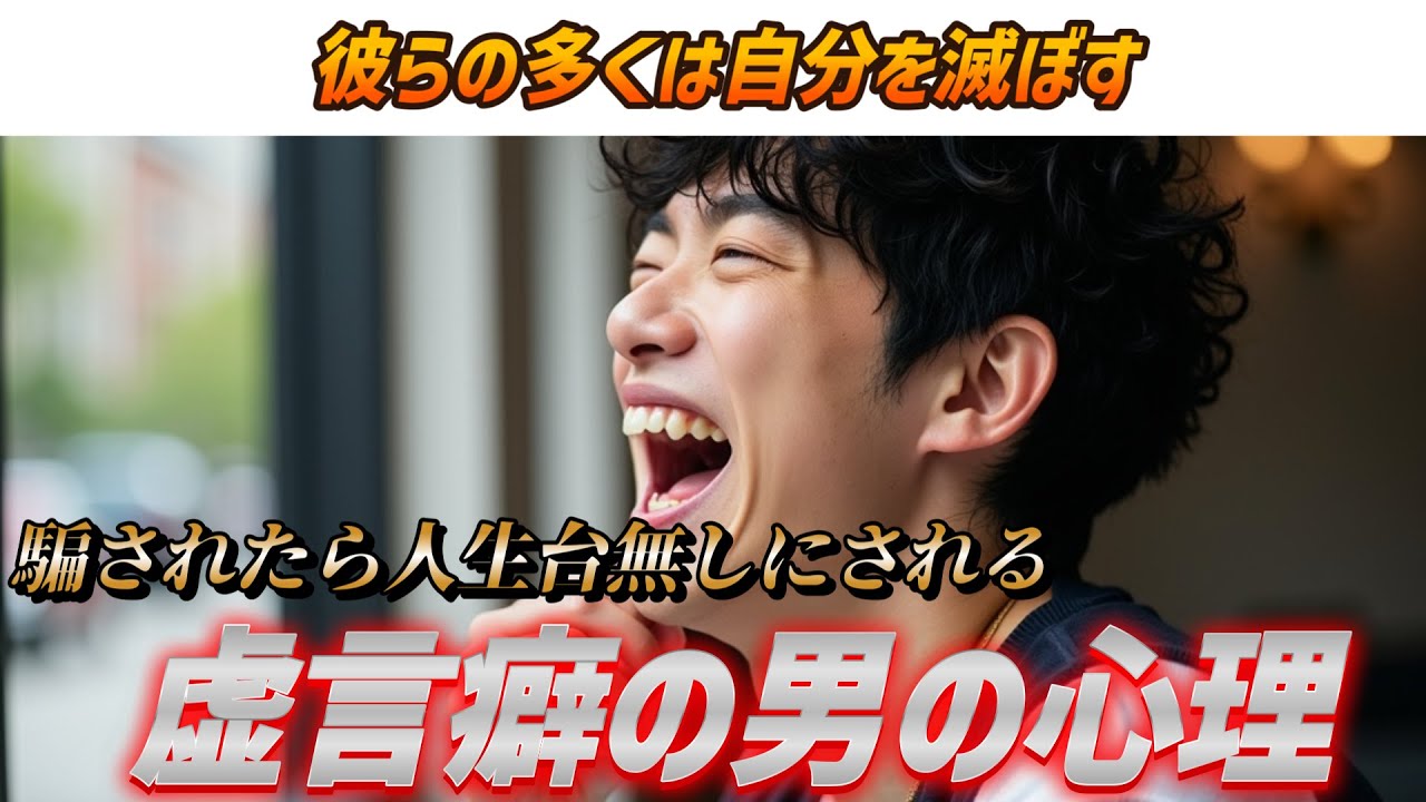 【勝手に自滅していくから分かりやすい】虚言癖の男の心理