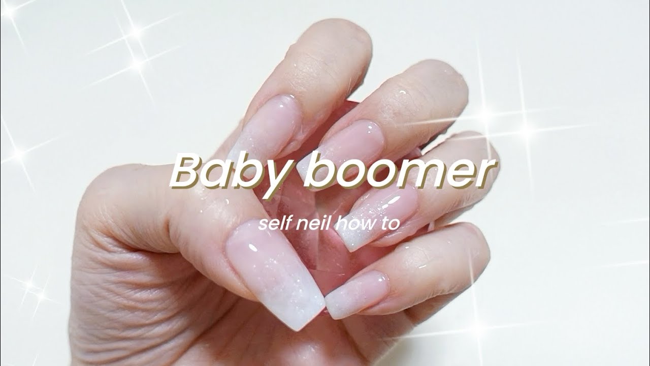 #68 【セルフネイル】自爪でベイビーブーマー【今度こそ】