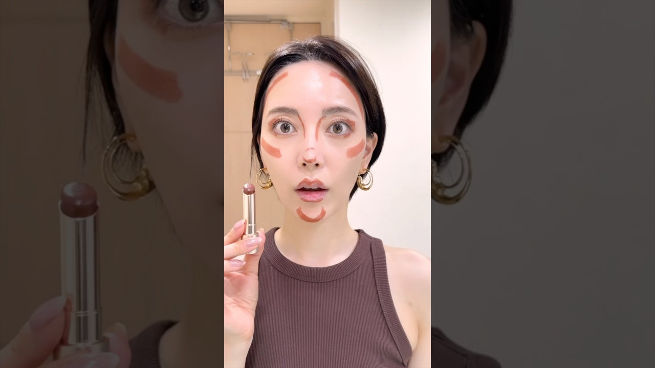 リップ１本で血色感を作るメイク #shorts