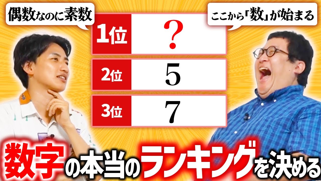 数字にランキング(0〜9)をつけよう