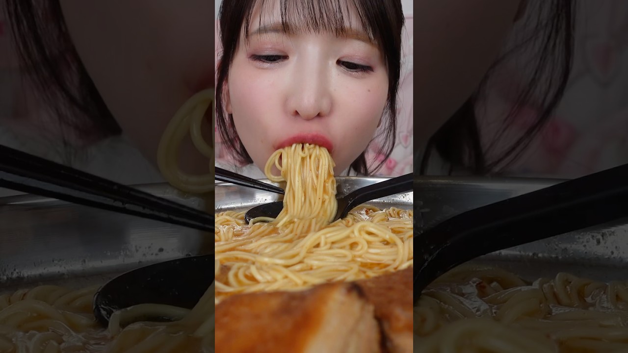 こってり豚骨らーめん爆食！！