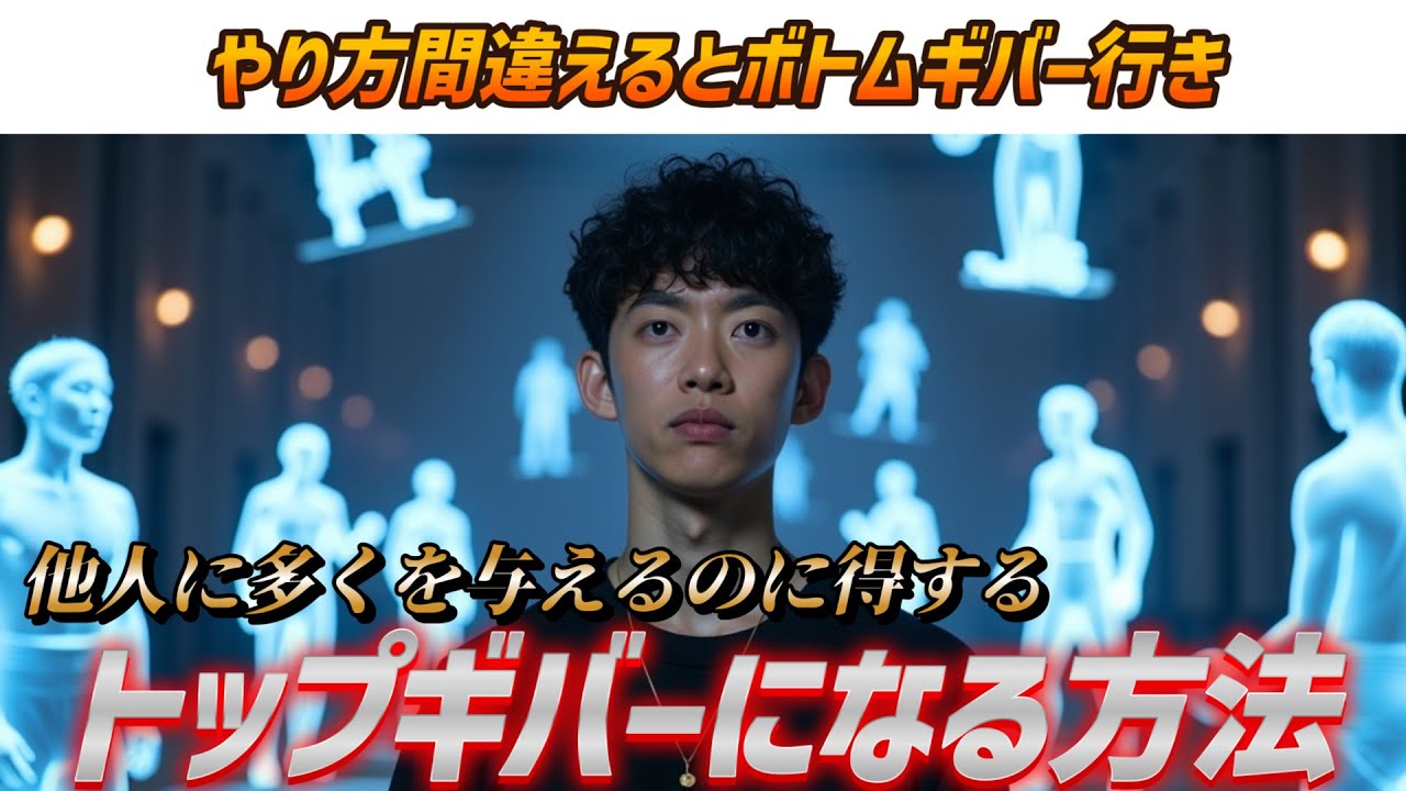 他人に多くを与えるのに得するトップギバーになる方法