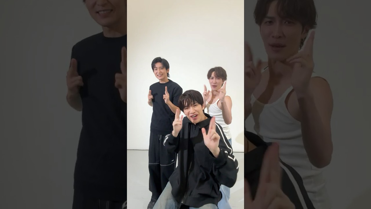 💎💥狙い撃ち💘🔫💘#SnowMan #ばきゅん#深澤辰哉💜 #渡辺翔太💙 #目黒蓮🖤