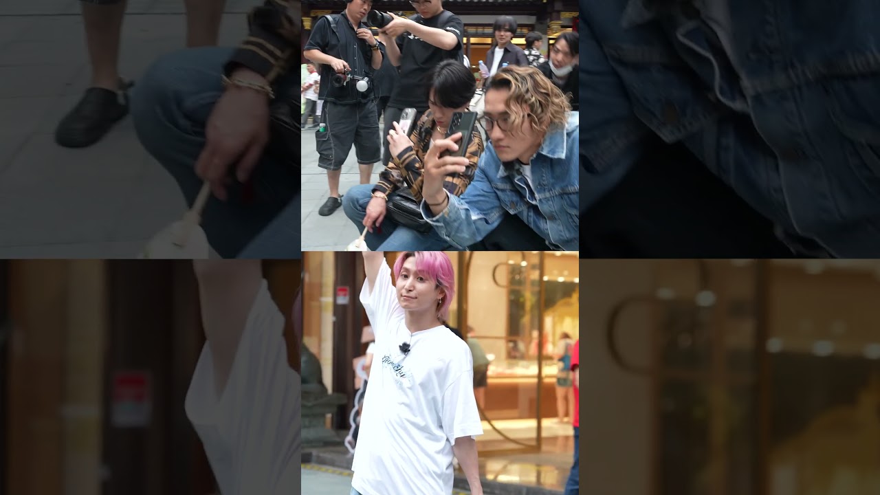 Snow Man official【上海の豫園で撮影会!?】3人が３人を撮りまくる!!