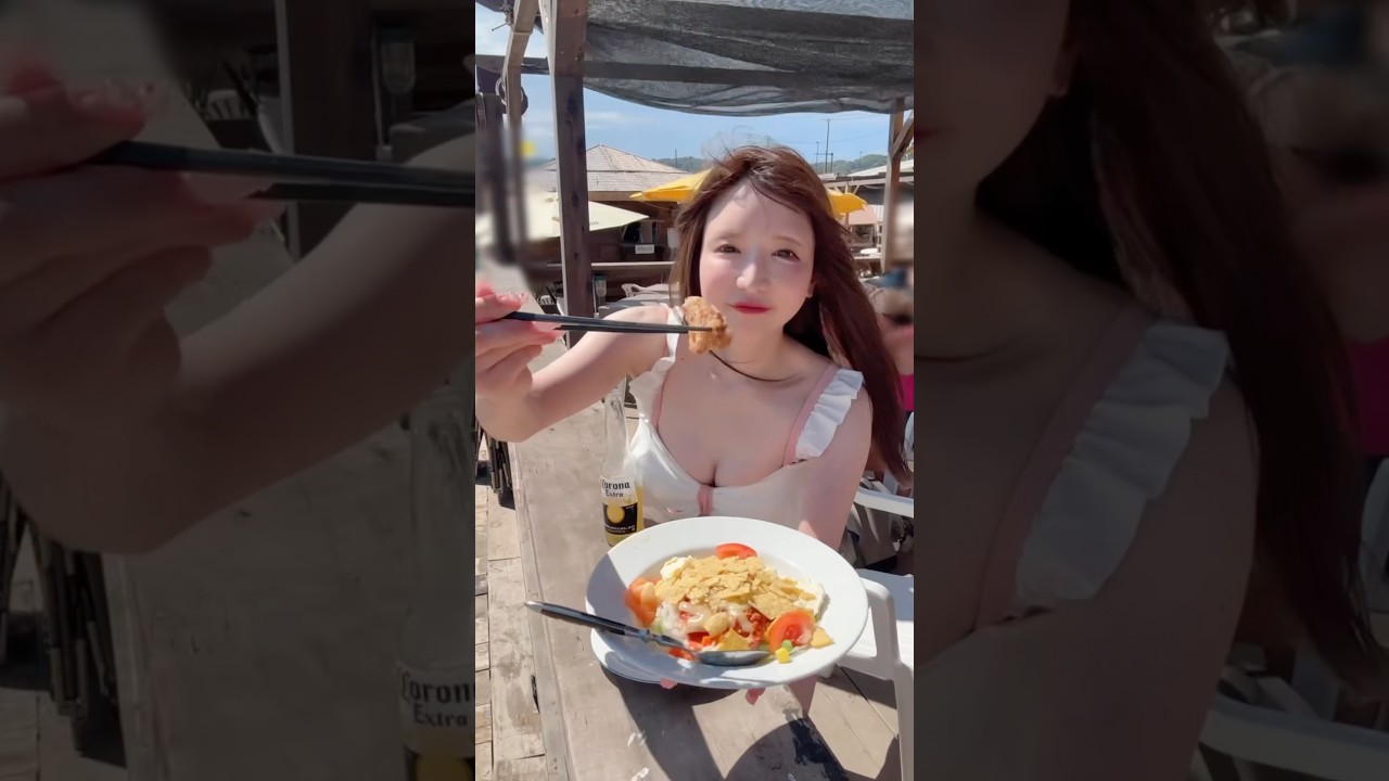 海の家で爆食！！