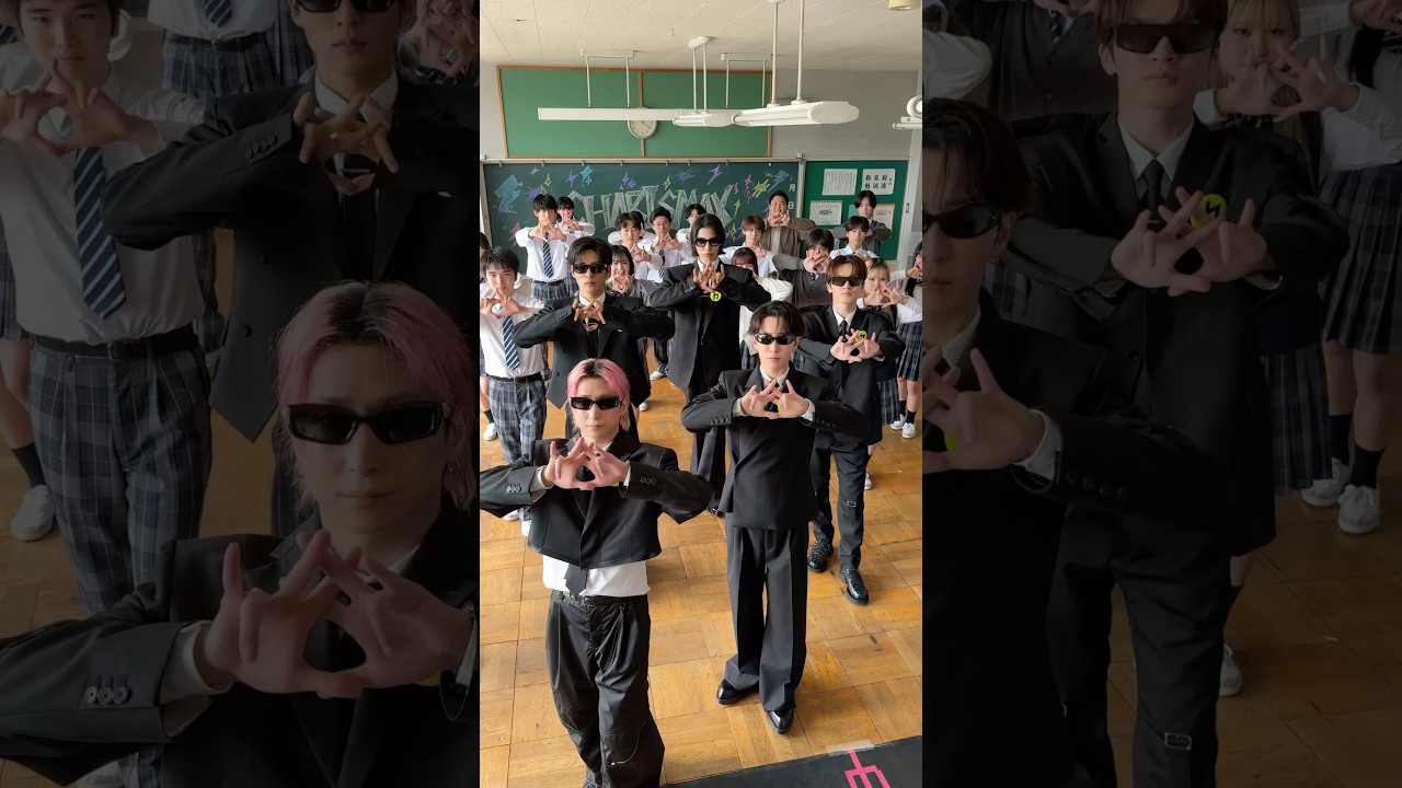 カリスマックスクール🏫🕶️#カリスマックスチャレンジ#SnowMan #カリスマックス #深澤辰哉 #ラウール #渡辺翔太 #目黒蓮 #佐久間大介#パラパラ