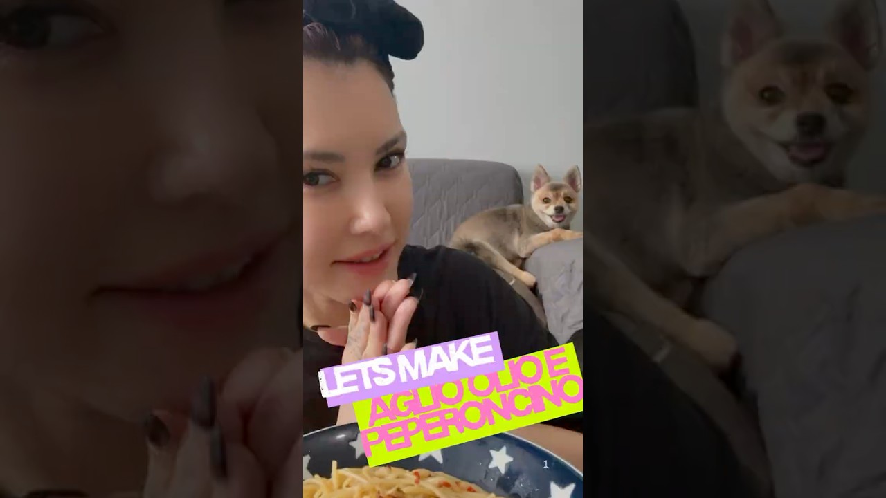 The ultimate comfort food for me #aglioolioepeperoncono #peperoncino #aglioolio #cookingnimaria