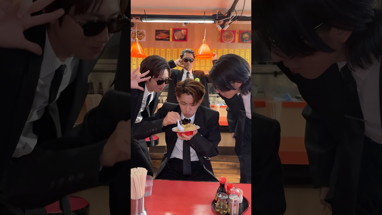 たくさん食べマックス🍚#カリスマックスチャレンジ#SnowMan #カリスマックス #岩本照 #ラウール #向井康二 #阿部亮平 #パラパラ