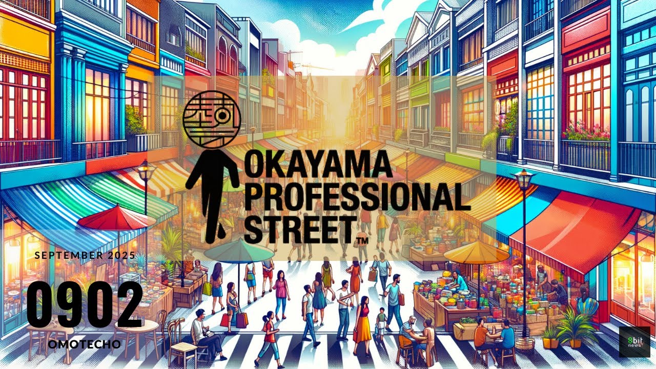OKAYAMA PROFESSIONAL STREET ！岡山表町商店街のプロフェッショナルたちを世界に届ける File5　#8bitNews