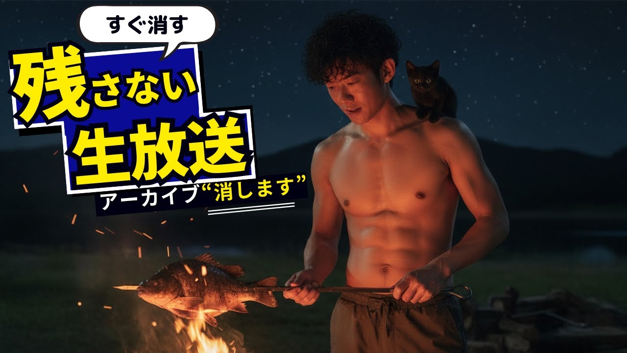 【すぐ消す夜生放送】言い訳は無料だが、失った時間は高くつく。