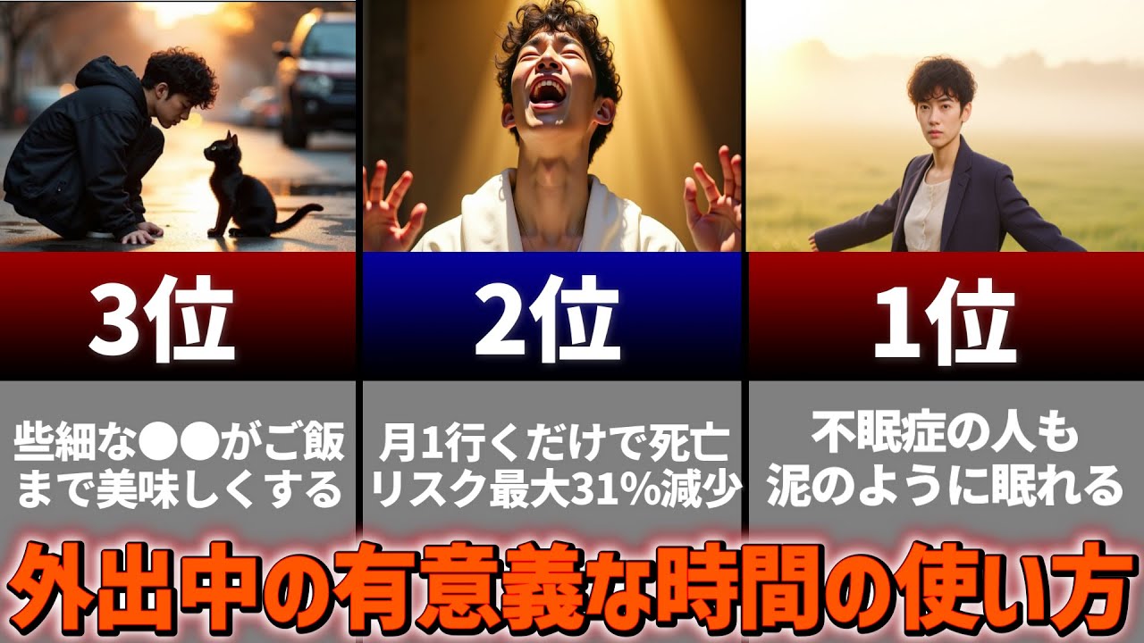 1日外に出てる時の有意義な時間の使い方TOP5