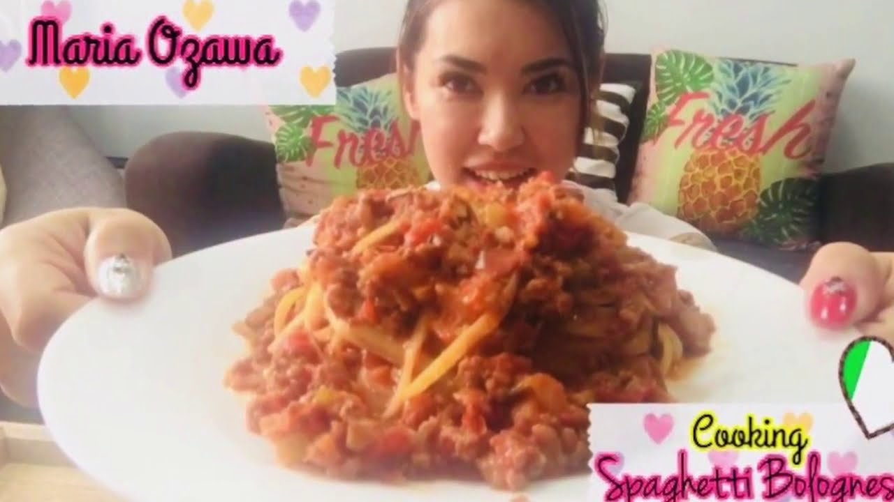 Maria Ozawa｜Cooks Spaghetti Bolognese【Nov/02/2018】