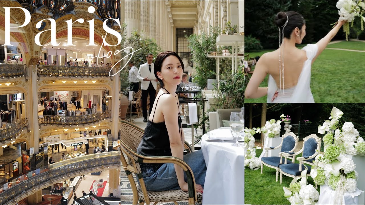 【パリVlog🇫🇷】カフェ巡り・ショッピング・おすすめスポット｜フランス式結婚式