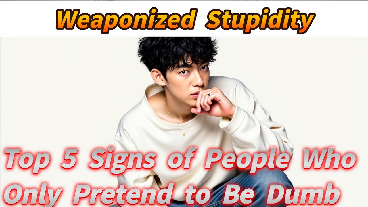 Top 5 Signs of People Who Only Pretend to Be Dumb