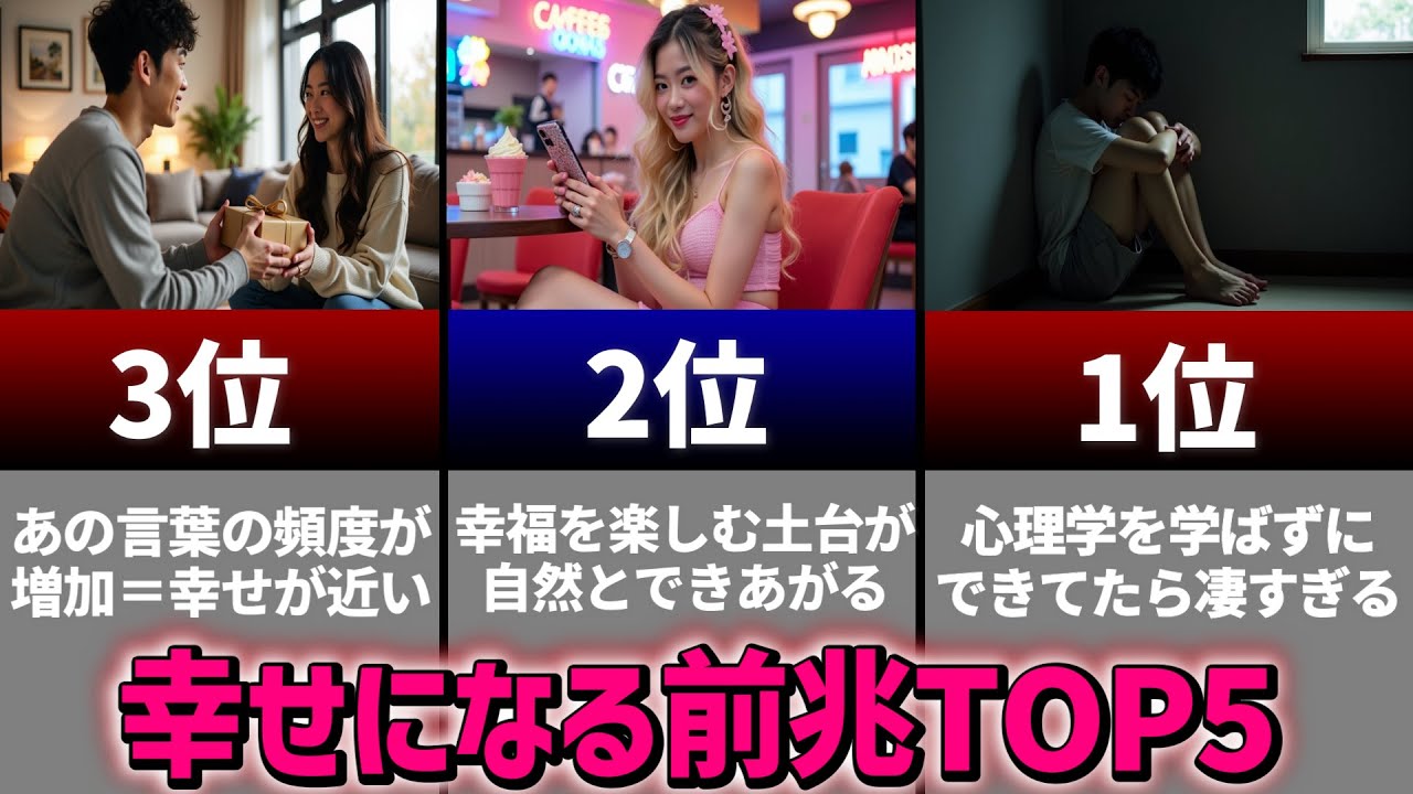 幸せになる前兆TOP5