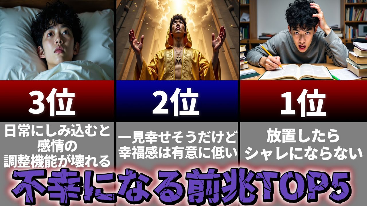 不幸になる前兆TOP5