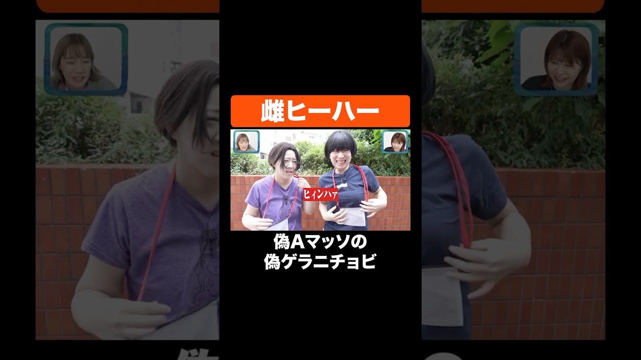 雌ヒーハー #Aマッソ #日本エレキテル連合