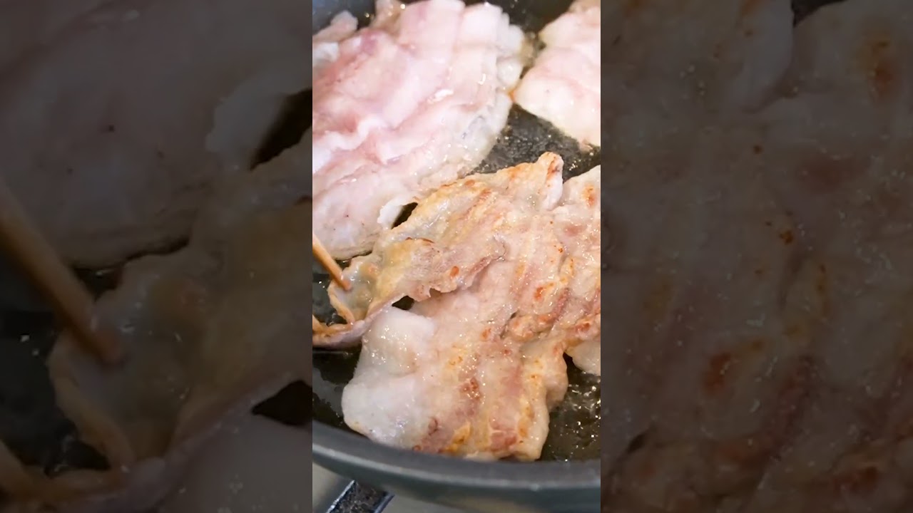 豚バラ肉で簡単完成！絶品しょうが焼き！　 #料理 #コウケンテツ　#shorts