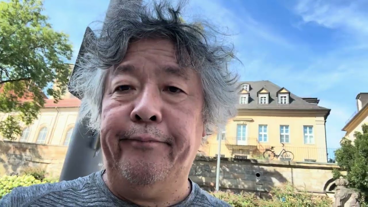 #旅ラン　ドイツ、バイロイト郊外から中心街へ。世界遺産のオペラ劇場。２０２５年８月出走。