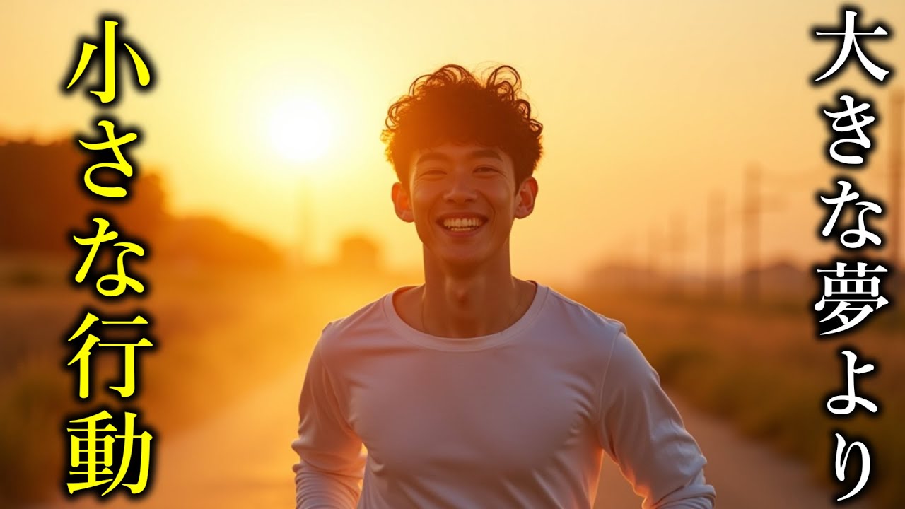 大きな夢より、小さな行動。
