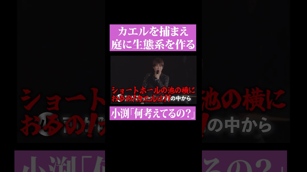 【第２１１回：小渕と黒田】 自分の家の庭に生態系を作る黒田　#コブクロ