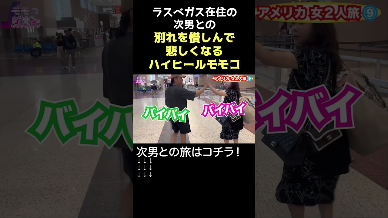 ▶５６８【モモコ、次男との別れ！】#shorts  #モモコ  #家族