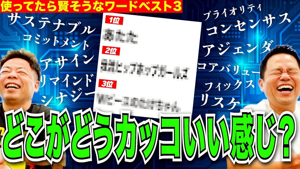 【カッコいい言葉】使ってたらイケてるワードを考えたけど 使い方よくわからんくて変な文章になっちゃう【ダイアンYOU&TUBE】