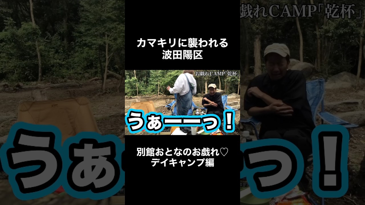 カッコつけたい波田陽区 #福岡 #ギター侍 #キャンプ #ルーシー #コガアキ