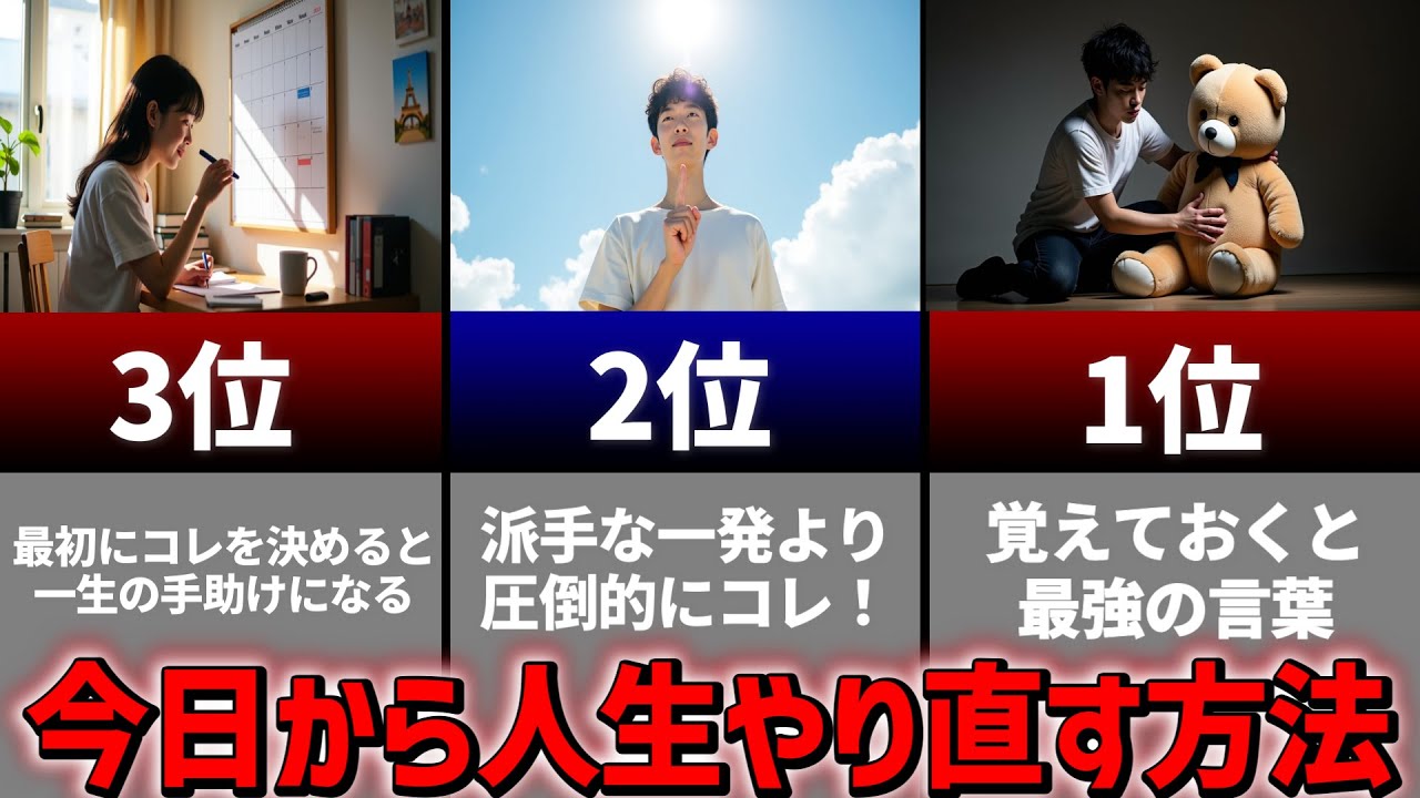 今日から始める人生リスタートする方法