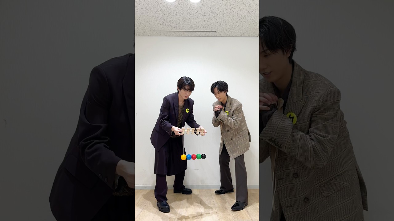 カリスマ的けん玉チャレンジpt1😎#SnowMan #カリスマックス #音故知新 #深澤辰哉 #阿部亮平